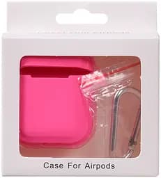 Кейс TOTO Plain Cover With Stripe Style Case AirPods Rose Red - мініатюра 2