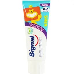 Зубная паста Signal детская с фруктовым ароматом 0-6 лет 75 мл