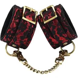 Фиксаторы для ног Liebe Seele Victorian Garden Lace черный с красным