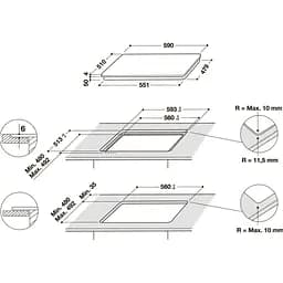 Індукційна варильна поверхня Whirlpool WB B8360 NE [113285] - мініатюра 12