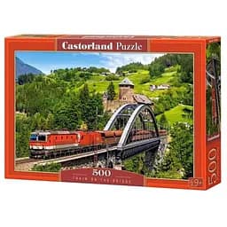 Пазл Castorland puzzle Поезд на мосту, 500 эл. (B-52462)