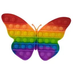 Сенсорна іграшка Pop it антистрес метелик різноколоровий великий