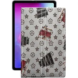 Чохол StatusCASE з екошкіри для планшету Alldocube iPlay 40 Pro Луі-Вітон-білий