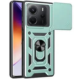 Чохол Ummi Camshield Serge Ring для Xiaomi Redmi Note 14 4G (Europe version) Зелений / Green