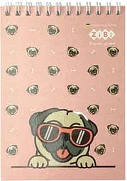 Блокнот на пружині Puppies KIDS Line, А6, 40 аркушів, картонна обкладинка