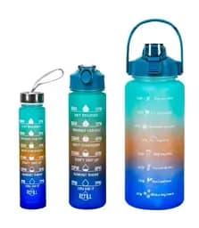 Пляшки для води спортивні 3 в 1 (300/900/2000 мл) - мініатюра 6