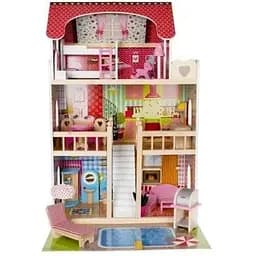 Дерев'яний ляльковий будиночок KinderKraft вілла з басейном D11251