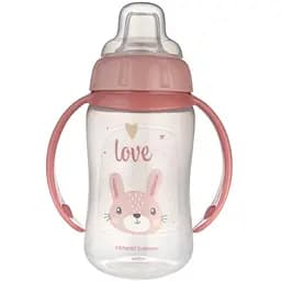 Кружка тренувальна Canpol babies Cute Animal з силіконовим носиком 320 мл рожева (56/512_pin2)