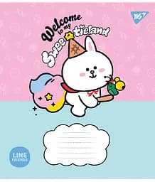 Набір зошитів Yes Line Friends. Sweetieland А5 в лінійку 12 аркушів 25 шт. (766949) - мініатюра 2