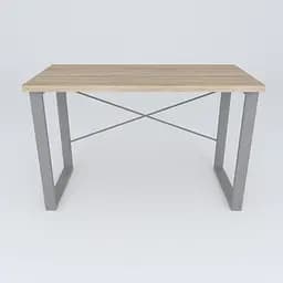 Письмовий стіл Ferrum-decor Драйв 750x1400x600 Сірий метал ДСП Дуб Сонома 32 мм (FRD-103348) - мініатюра 3