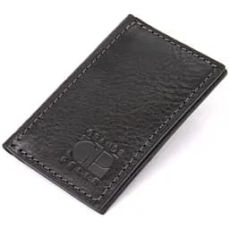 Шкіряна невелика візитниця Grande Pelle 11501 чорний