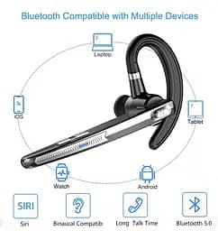 Бездротова Bluetooth-гарнітура HSP-B6 PRO з кнопками керування шумозаглушенням Бізнес-гарнітура - мініатюра 2
