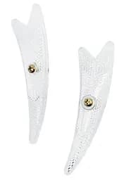 Катафоты (светоотражатели) на спицы колеса велосипеда белый (G0001049)