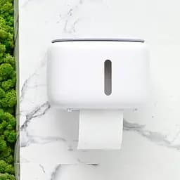 Тримач для туалетного паперу МВМ My Home 228x158x163 мм (BP-43 WHITE/GRAY) - мініатюра 14