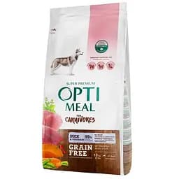 Беззерновой сухой корм для собак Optimeal, утка и овощи, 10 кг (B1731301)