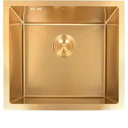 Золотая мойка для кухни Nett NG-5045 из нержавейки 50 см под столешницу.