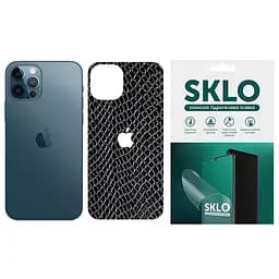 Захисна плівка гідрогелева SKLO Back тил+лого Snake для Apple iPhone 13 Pro Max 6.7 Чорний