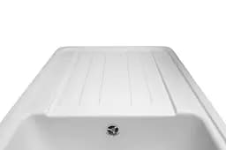 Кухонна мийка гранітна Miraggio Versal white 758x462x201 00211402, Білий - мініатюра 4
