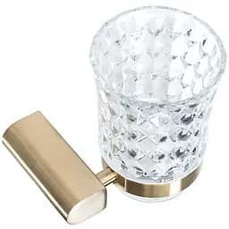 Склянка для зубних щіток Rea 322224B brushed gold REA-77040 золотий