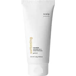 Зволожувальна маска Scalp Softening Hair Mask Avocado Oil & Wheat Proteins, для пом'якшення волосся, 100 мл