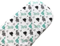 Простынь хлопковая Moontime в коляску "Дино"