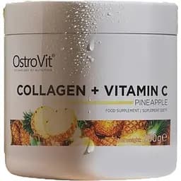Препарат для суглобів і зв'язок OstroVit Collagen + Vitamin C Ананас 200 г