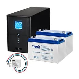 Комплект резервного живлення Kraft PSW2000VA/1600W(LCD)24V UPS + гелева батарея 2540 Вт/год (42-00063-4)