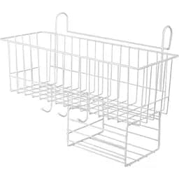 Навісний органайзер для зберігання Raum 39х18х25.5 см білий (RG-002w)