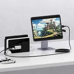 Зовнішня карта відеозахоплювача кабель Xiaomi Hagibis HDMI на USB/Type-C 1080P 60fps 100W PD (UHC10) - мініатюра 4