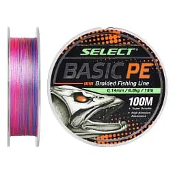 Шнур Select Basic PE Multicolor 100 м 0.18 мм 22 lb/9.9 кг