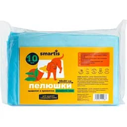 Пелюшки для тварин Smartis щоденні з ароматом зеленого чаю 60х60 см 10 шт.