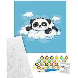 Картина за номерами Art Craft Сонна Пандочка 30х30 см (15612-AC)