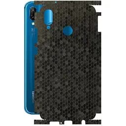 Захисна плівка StatusSKIN для Huawei Nova 3e Корпус Вініл Соти чорні - мініатюра 1