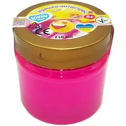 Игрушка-антистресс Lovin Slime time 80142, 210 мл розовая