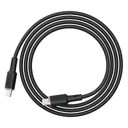Кабель Acefast C2-03 Type-C to Type-C 3A 60W 1.2 м silicone zinc connectors чорний - мініатюра 3