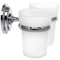 Тримач для щіток з 2 склянками настінний Zerix LR1508 LL1410 хром