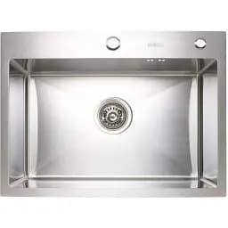 Кухонна мийка Platinum Handmade з нержавіючої сталі 3 мм прямокутна 60х45х22 см (SP000032266)