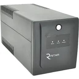 Джерело безперебійного живлення Ritar RTP1500 (900W) Proxima-L, LED, AVR, 3st, 4xSchuko socket, 2x12V9Ah