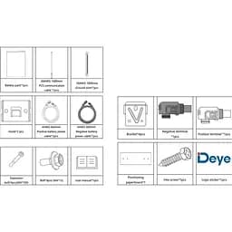 Акумулятор Deye LiFePO4 48V (51.2V/100Ah/5120Wh) (SE-F5 Pro-C) [152811] - мініатюра 4