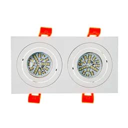 Світильник врізний поворотний Brille HDL-DT 109/2 MR16 WH 36-250 - мініатюра 3