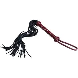 Флоггер Liebe Seele Wine Red Deluxe Cow Leather Heavy Flogger 81 см бордовый