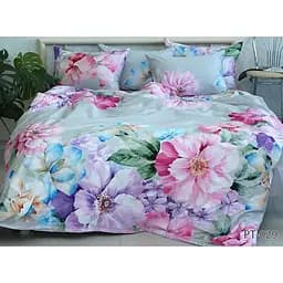 Комплект постельного белья TAG Tekstil с компаньоном Евро Разноцветный 000240902 (PT-029)