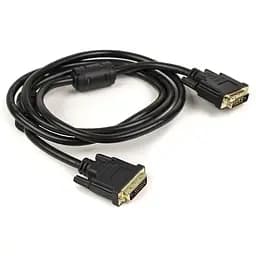 Кабель PowerPlant DVI-D 24M-24M, 1.5м, Double ferrites, Black (CA910854)