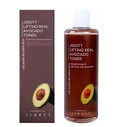 Тонер для лица Jigott Lifting Real Avocado Toner Авокадо, 300 мл
