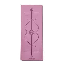 Коврик для йоги профессиональный EasyFit Pro каучук, 184 x 68 см, 5 мм розовый (EF-1925-Р)