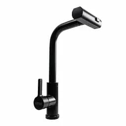 Змішувач для кухні XK09B Platinum PVD чорний