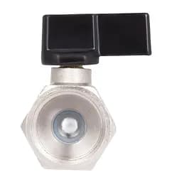Кран кульовий міні Thermo Alliance Forte 1/2" ВВ прямий, півметелик SF265W15 - мініатюра 2