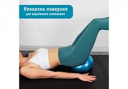 М'яч для пілатес EasyFit 20 см синій (EF-1220) - мініатюра 3