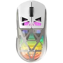 Компьютерная мышка Onikuma беспроводная игровая с RGB подсветкой Bluetooth+2.4GHz аккумуляторная USB адаптер для ПК ноутбука