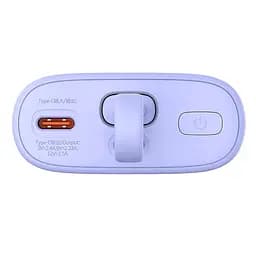 Зовнішній акумулятор Baseus Power Bank 5200mAh 20W Lightning (P10055600512-00) Purple - мініатюра 3